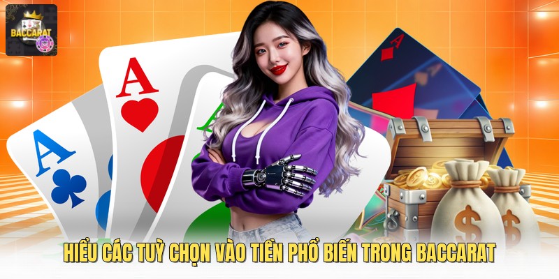 Hiểu các tuỳ chọn vào tiền phổ biến trong baccarat